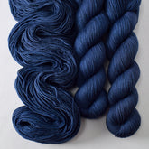 Navy Teal - Miss Babs Yummy 2-Ply yarn