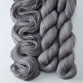 Oxidized Silver - Miss Babs Tarte wool blend sock yarn