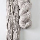 Oyster - Miss Babs Big Silk wool and silk blend yarn