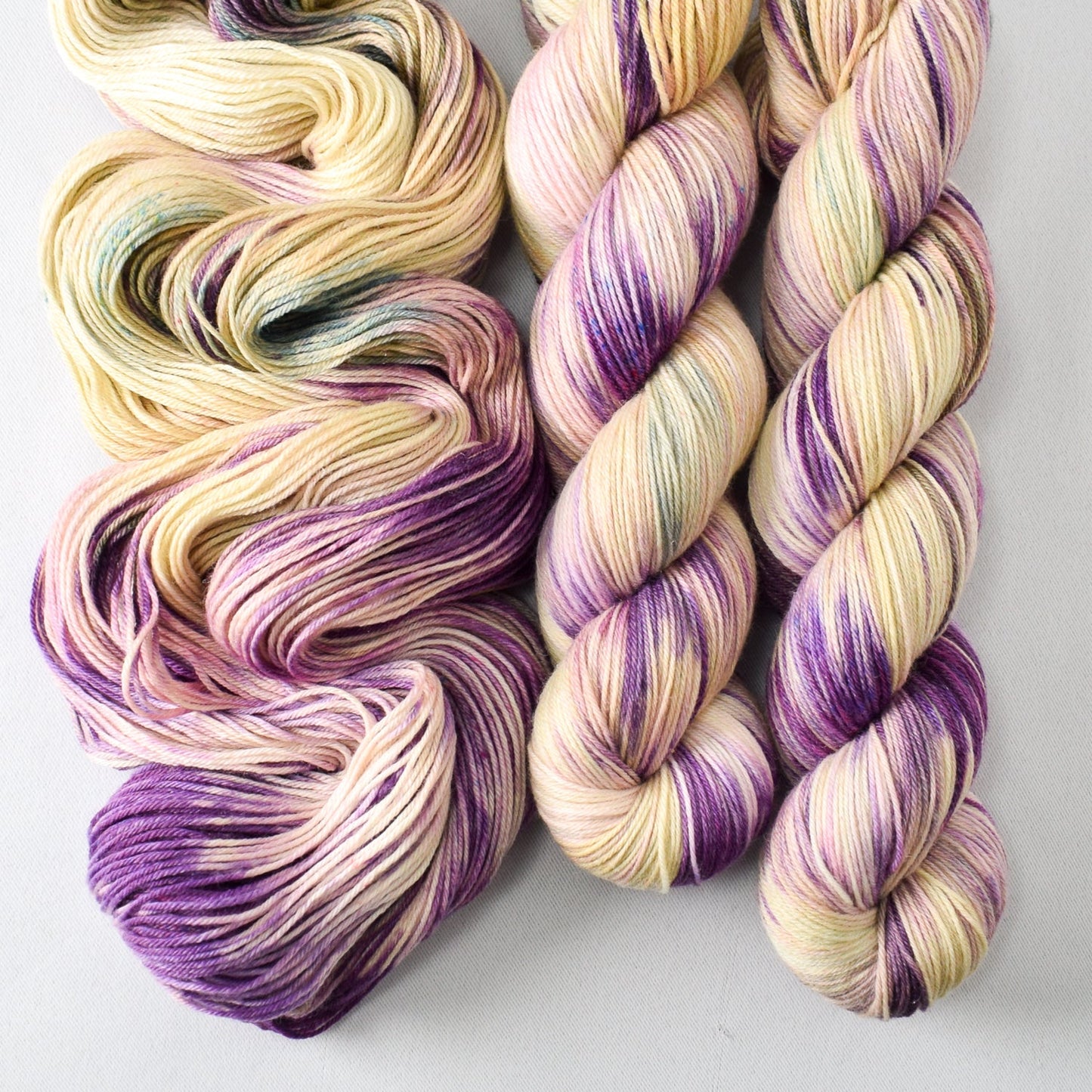 Patchwork - Miss Babs Tarte wool blend sock yarn