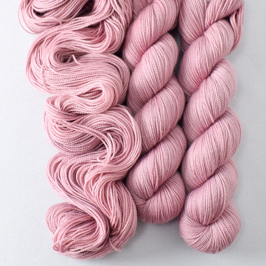 Pink Peonies - Miss Babs Yummy 2-Ply yarn