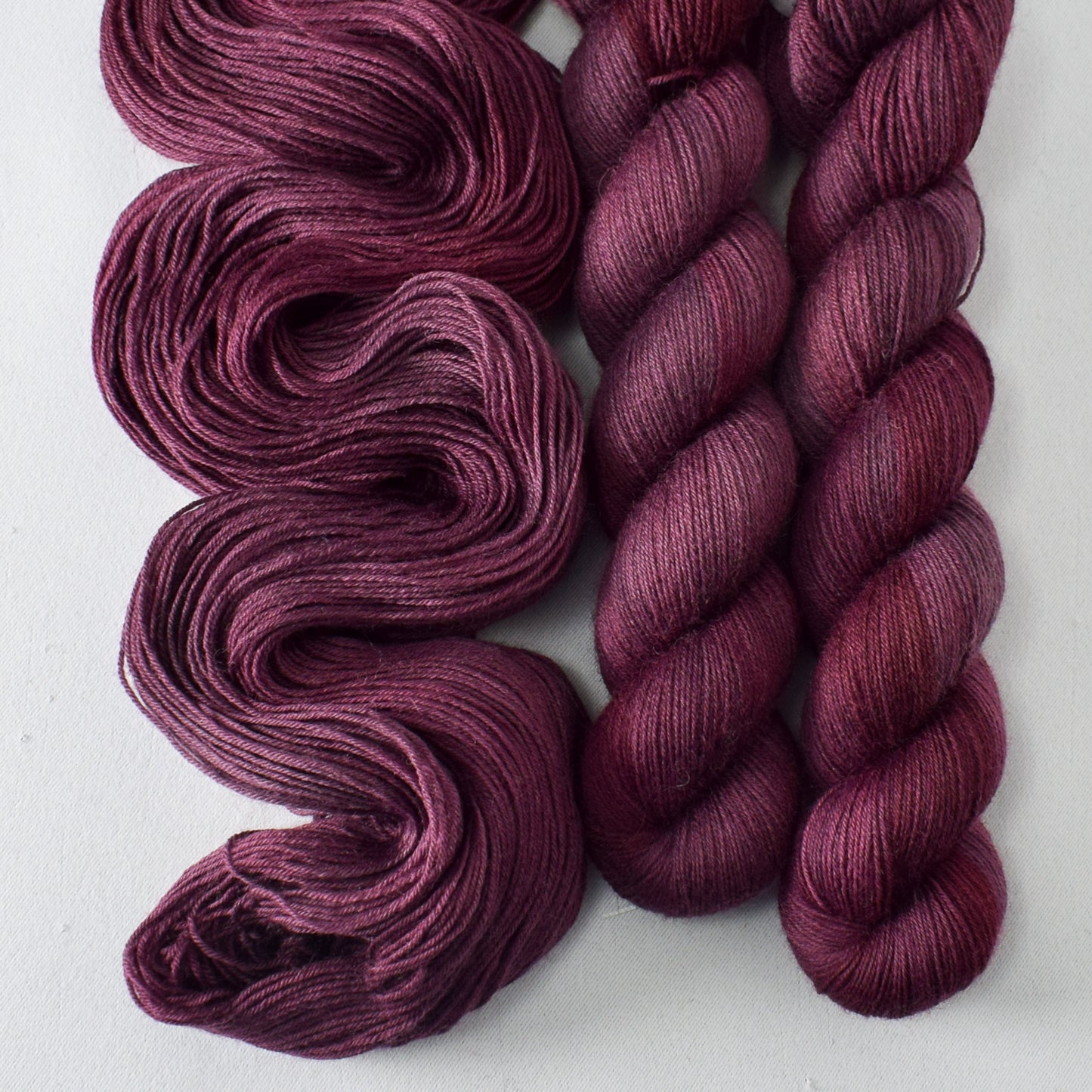 Plum - Miss Babs Katahdin 437 superwash BFL wool yarn