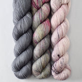Polished Stone, Ghoul Skool, and Earl Grey - Miss Babs Yummy 2-Ply Trio