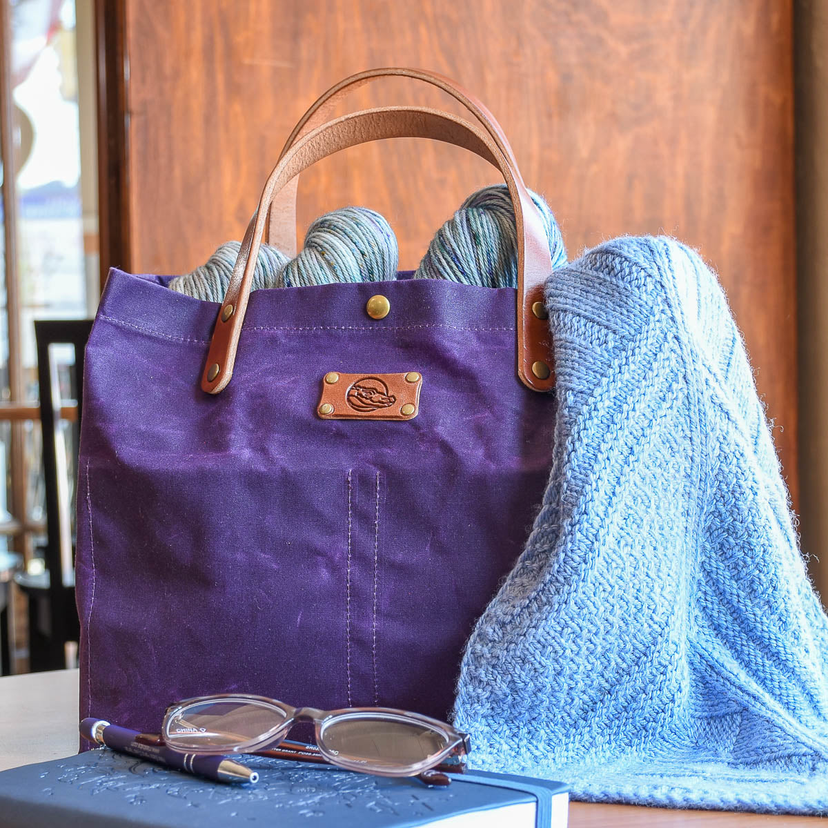 Purple Bag No. 7 - The Project Tote