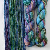 Psychadelic T - Miss Babs Junction Fiber Mill Making Tracks Lite yarn