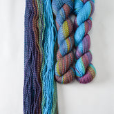 Psychedelic 5 - Miss Babs Junction Fiber Mill Making Tracks Lite yarn