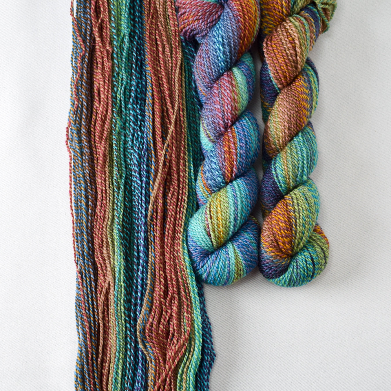 Psychedelic 6 - Miss Babs Junction Fiber Mill Making Tracks Lite yarn