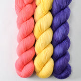 Quince Blossom, Sunny, and Clematis - Miss Babs Caroline Trio