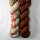 Rainbow Trout and Russet - Miss Babs 2-Ply Duo