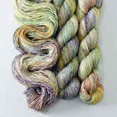 Reedy River - Miss Babs Estrellita fingering weight superwash merino and Lurex yarn