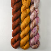 Russet, Old Gold, and Autumn Glow - Miss Babs Yet Trio