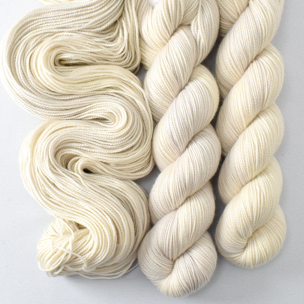 Snowdrift - Miss Babs Yummy 2-Ply superwash Merino wool yarn