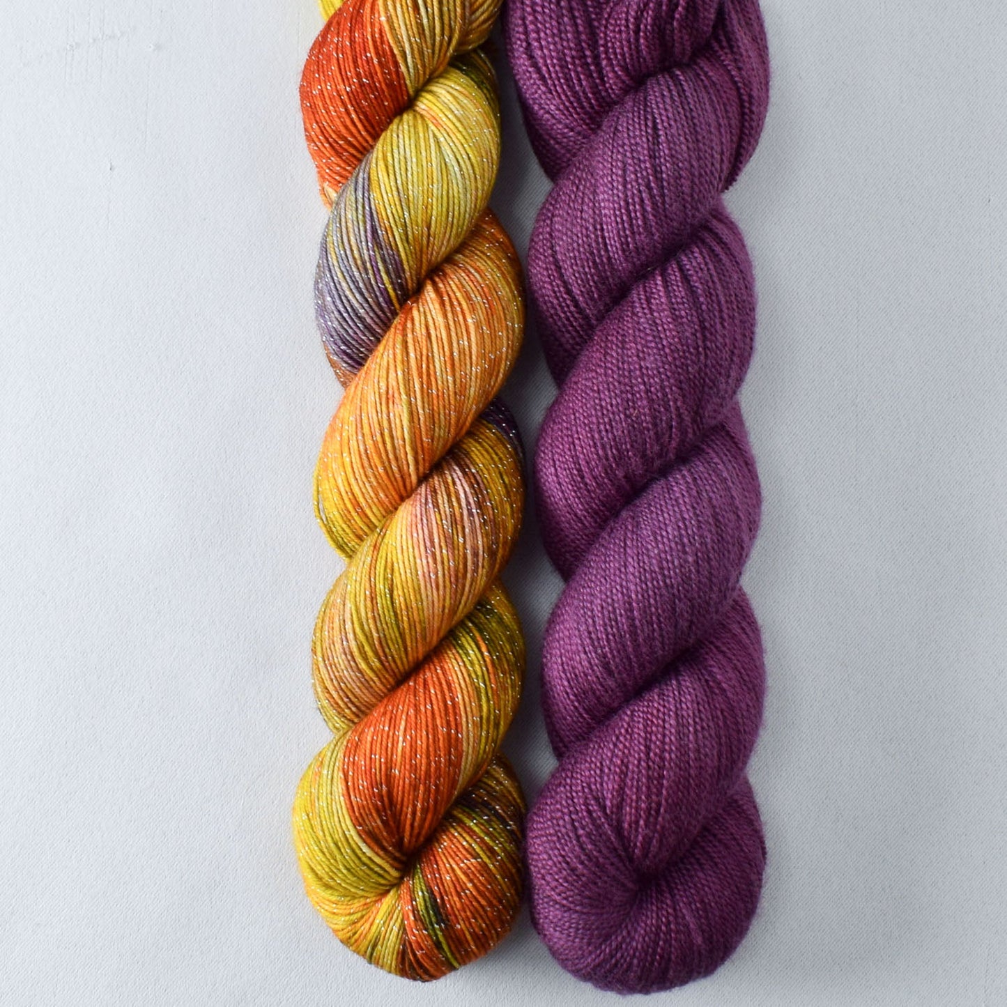 Soul Food, and Wolfsbane - Miss Babs Mosaicoscope Shawl Set