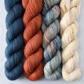 Spiny, Paprika, Salt Air, and Sparkling Sand - Miss Babs Yummy 2-Ply Quartet