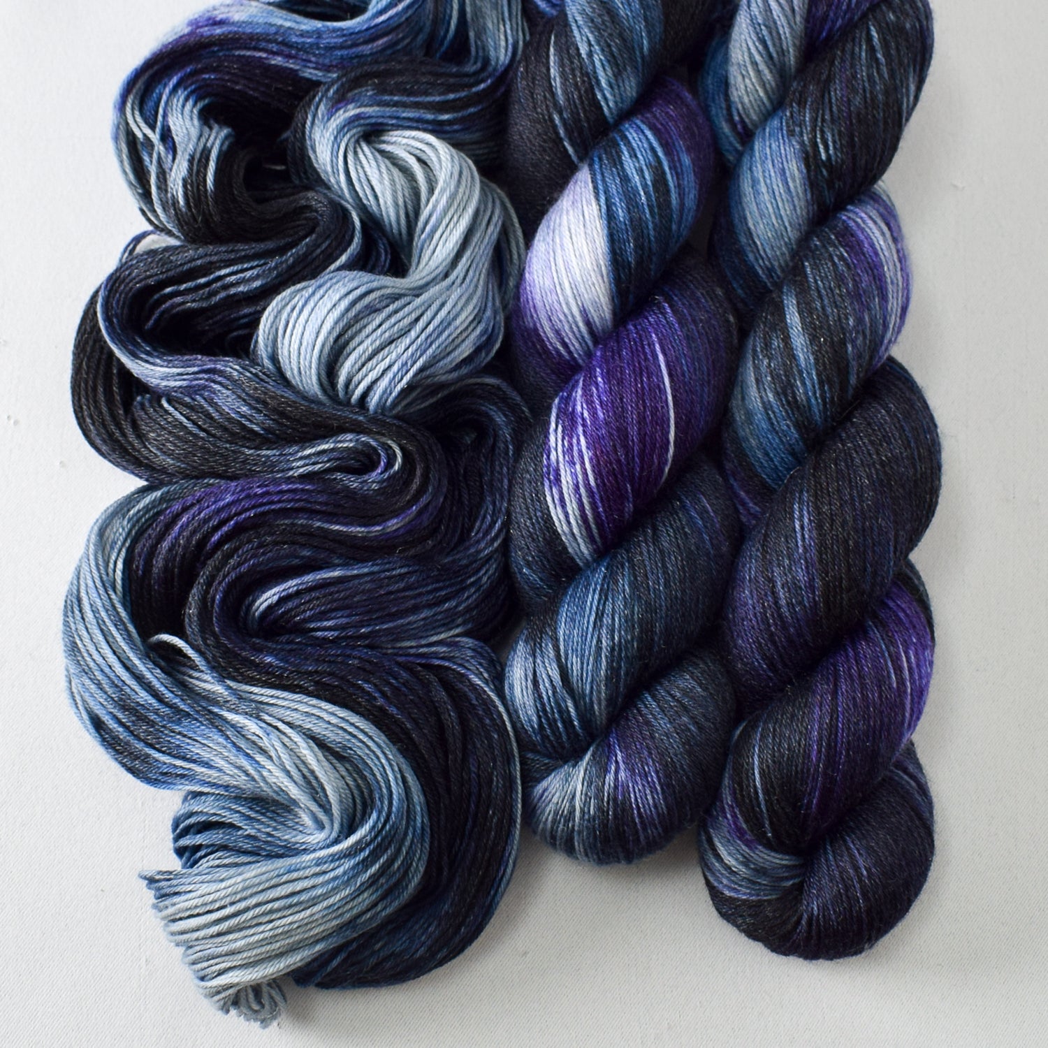 Starry Night - Miss Babs Tarte wool blend sock yarn