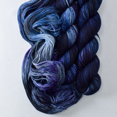 Starry Night - Miss Babs Putnam Merino wool and nylon sock yarn