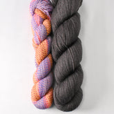 Sublime Skies and Dark Pegasus - Miss Babs Junction Fiber Mill Making Tracks Lite and Killington Set