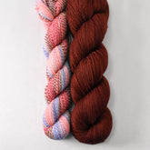 Sublime Skies and Russet - Miss Babs Junction Fiber Mill Making Tracks Lite and Killington Set