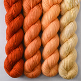 Supernova, Jaffa Cake, Whitsunday, and Wheaten - Miss Babs Yummy 2-Ply Quartet