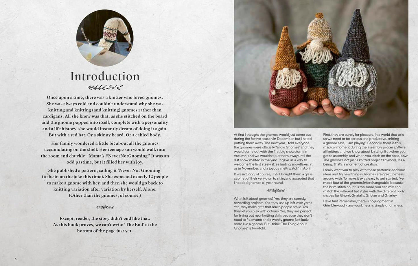 The Gnomes of Grimblewood: Enchanting Friends to Knit, Full of Magic and Wonder by Sarah Schira