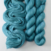 Tidal Teal - Miss Babs Yummy 2-Ply superwash Merino wool yarn