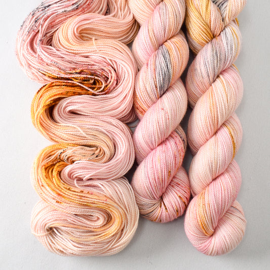 Tropical Sunset - Miss Babs Yummy 2-Ply superwash Merino wool yarn