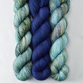 Walk in the Park (E) and McHale’s (A) - Miss Babs Taraxacum Shawl Set