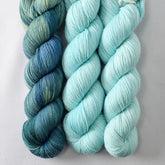 Watering Can Estrellita and Lakeside Avon - Miss Babs Taraxacum Shawl Set