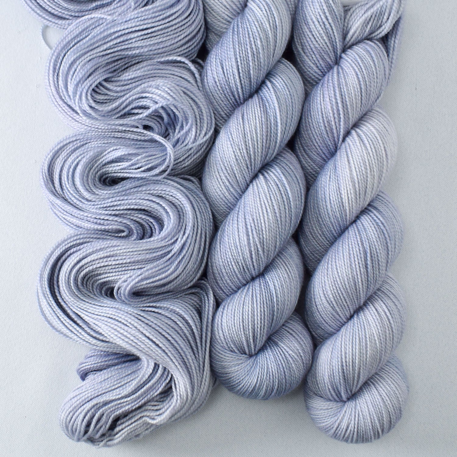 Whiteout - Miss Babs Yummy 2-Ply superwash Merino wool yarn
