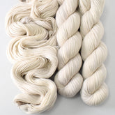White Peppercorn - Miss Babs Tarte wool blend sock yarn