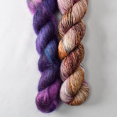 Wildcat Estrellita and Irises Moonglow - Miss Babs Shiftling Shawl Set