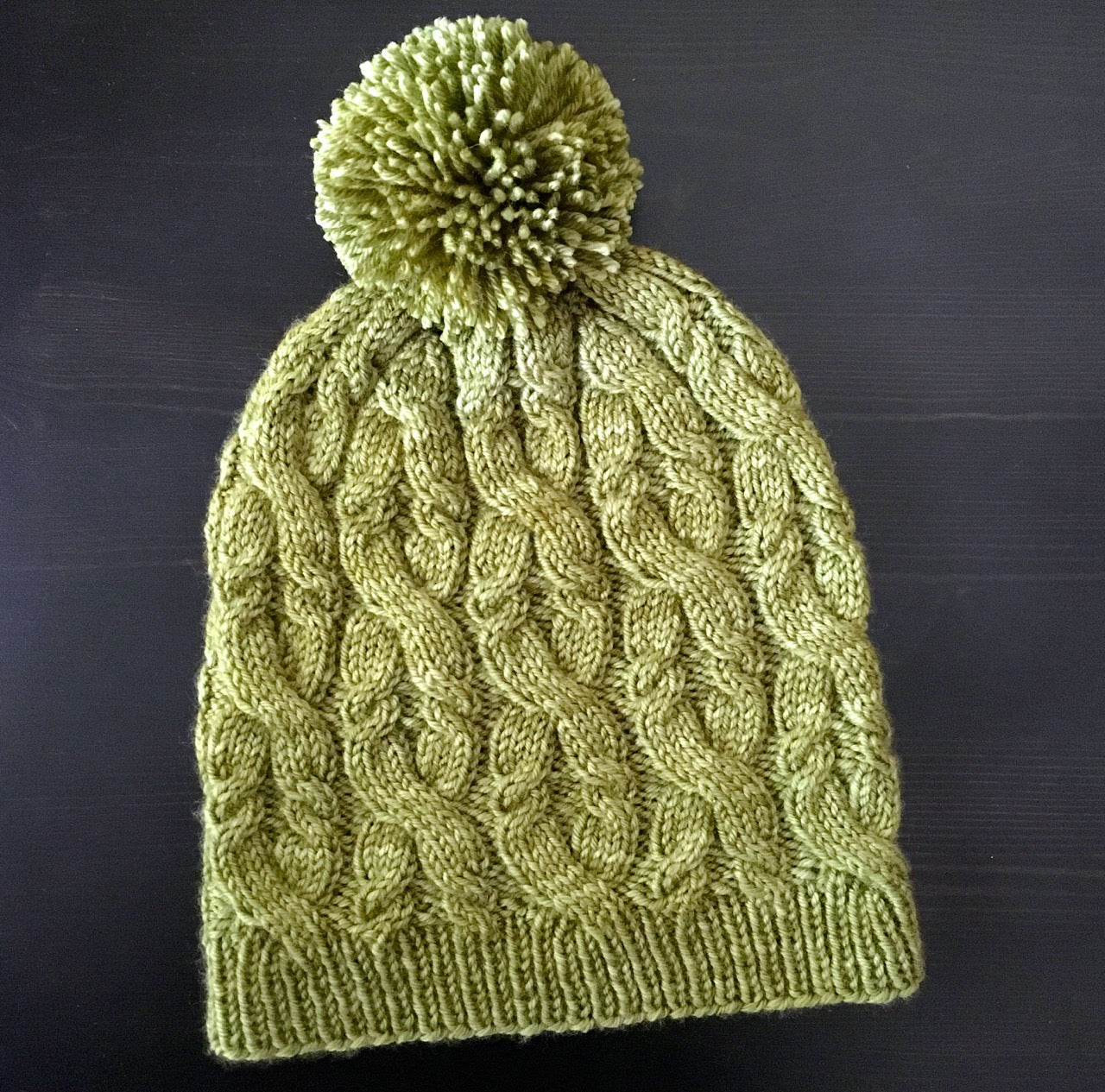 Sultana Cabled Hat - PDF Knitting Pattern