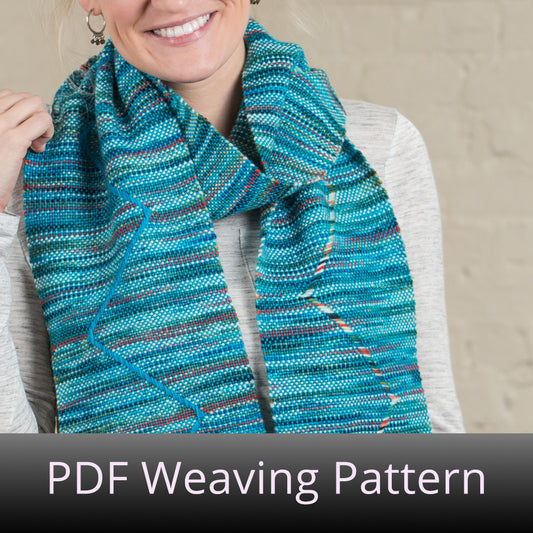 Zig Zag Scarf - PDF Weaving Pattern