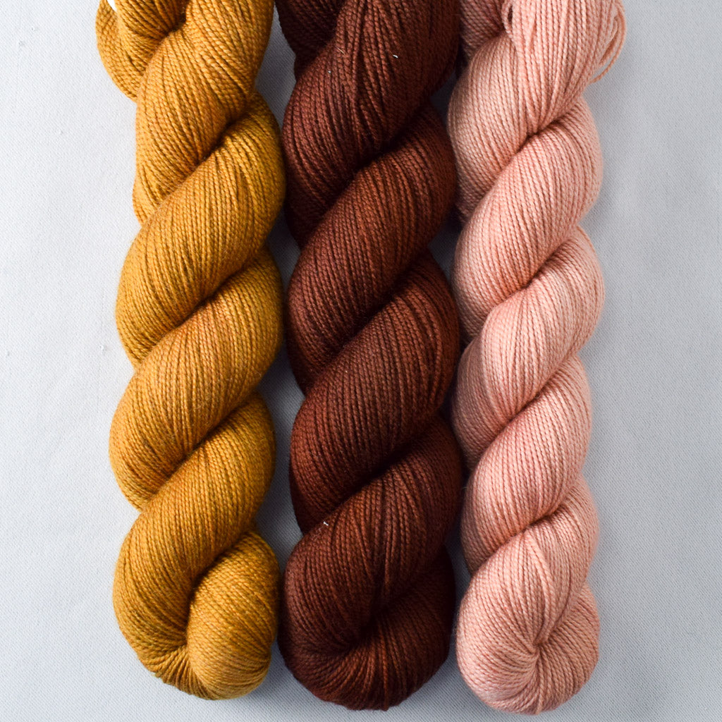Adobe, Molasses, Old Gold - Yummy 2-Ply Trio