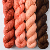 Alcott, Cherished, Tolstoy, Wild Tulip - Miss Babs Yummy 2-Ply Quartet