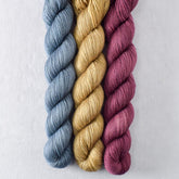 Amaranth, Blue Slate, Hayrick - Miss Babs Yowza Mini Trio