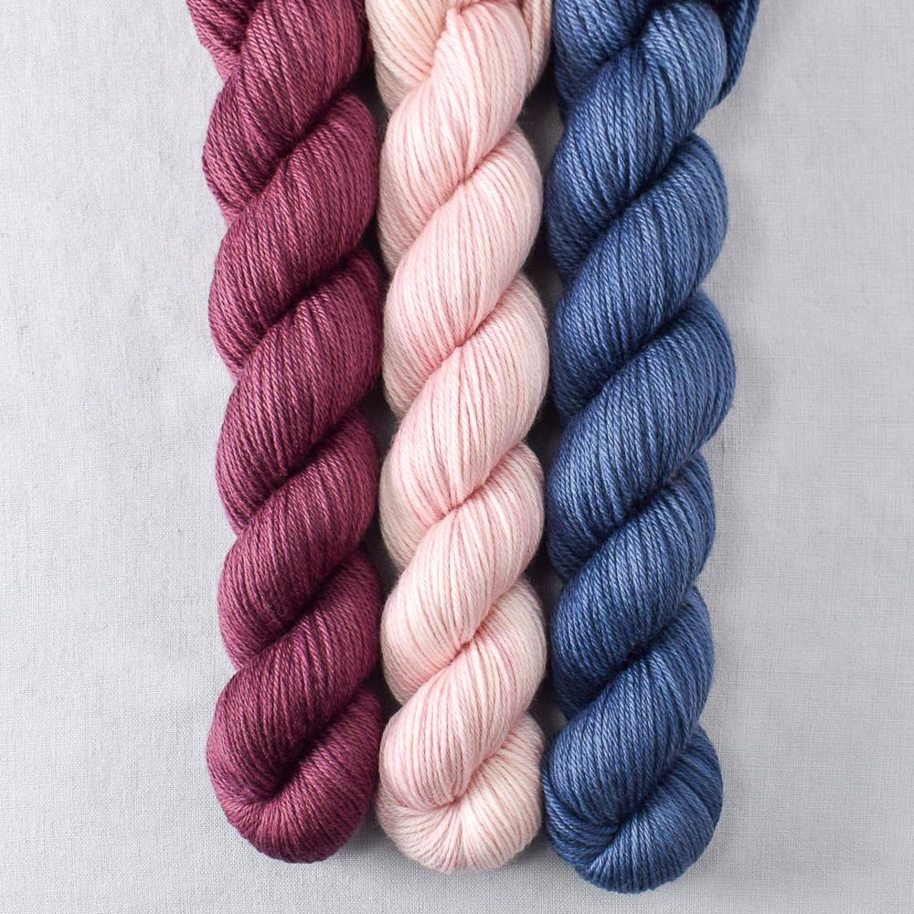 Amaranth, Stowaway, Sugar - Miss Babs Yowza Mini Trio