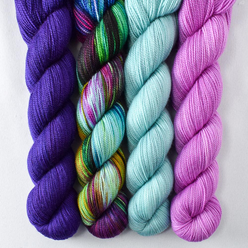 Amethyst, By the Sea, Ergosphere, Ziggy Stardust - Miss Babs Yummy 2-Ply Quartet