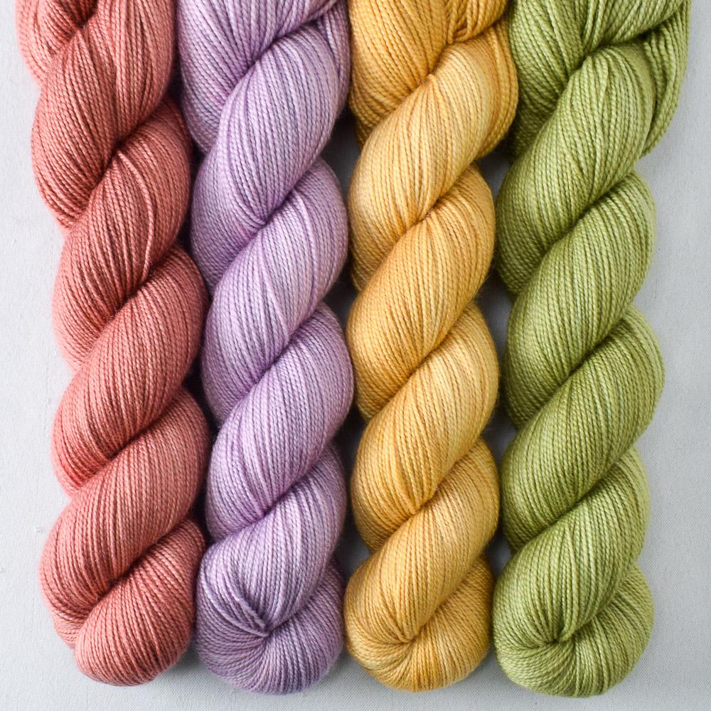 Atlas, Dark Adobe, Patina, Snakehead - Miss Babs Yummy 2-Ply Quartet