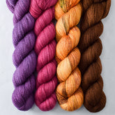 Aubergine, Bittersweet Chocolate, Foxy, Spiked Punch - Miss Babs Yet Quartet