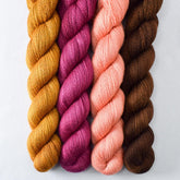 Aubergine, Bullfinch, Dark Chocolate, Old Gold - Miss Babs Yet Quartet