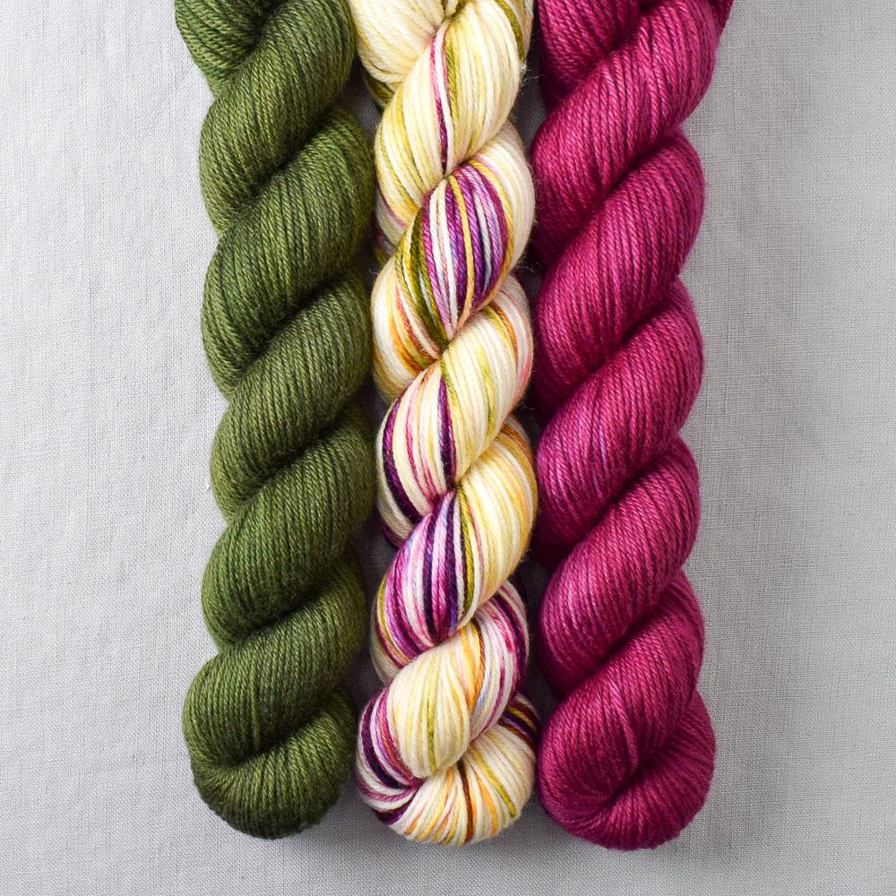 Aubergine, Garden Party, Terrapin Station - Miss Babs Yowza Mini Trio