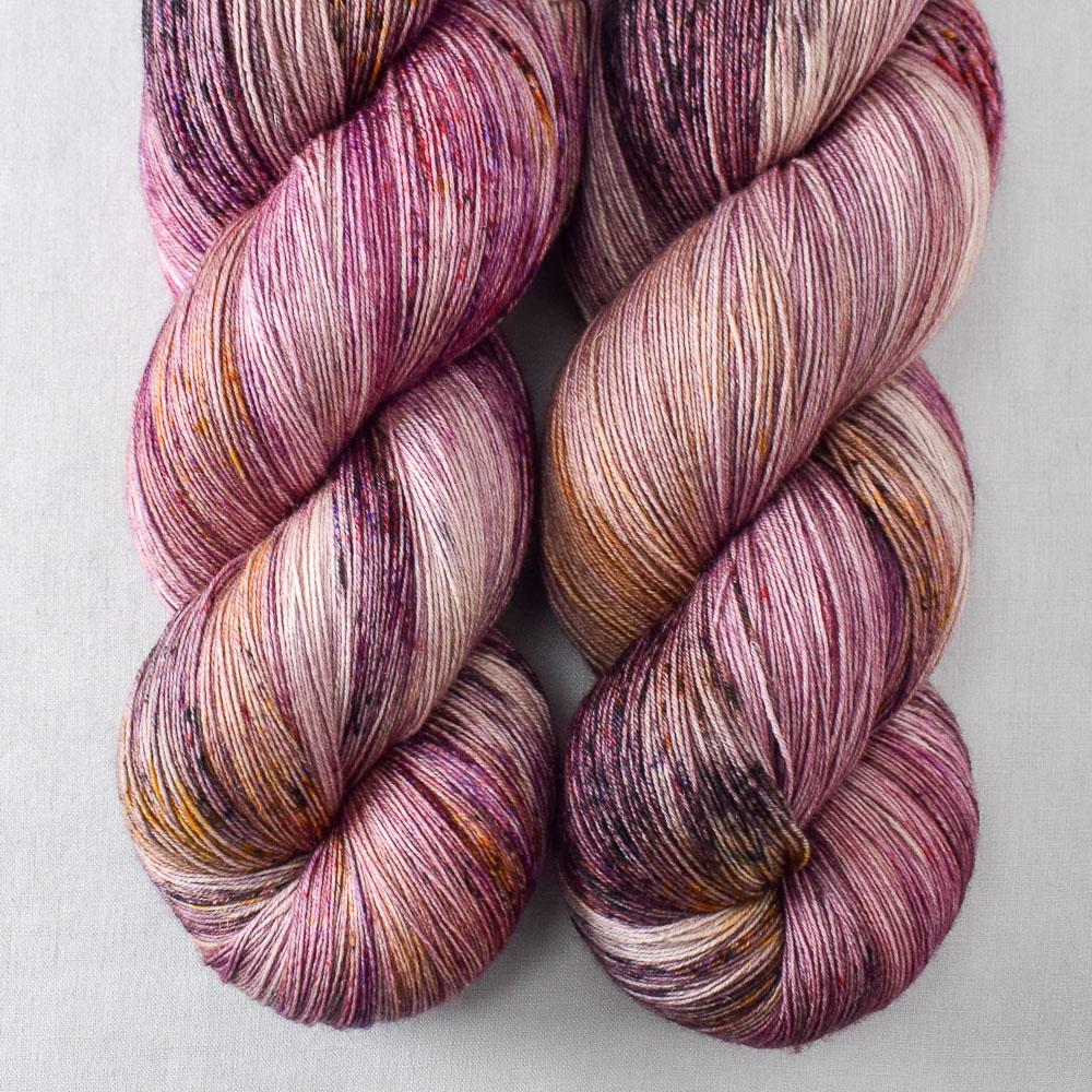 Autumn Toad Lily - SAFF 2020 - Miss Babs Katahdin yarn