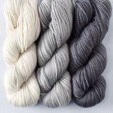 Backsplash Set: Oxidized Silver, Fleur de Sel, White Peppercorn - Miss Babs Toe Trio