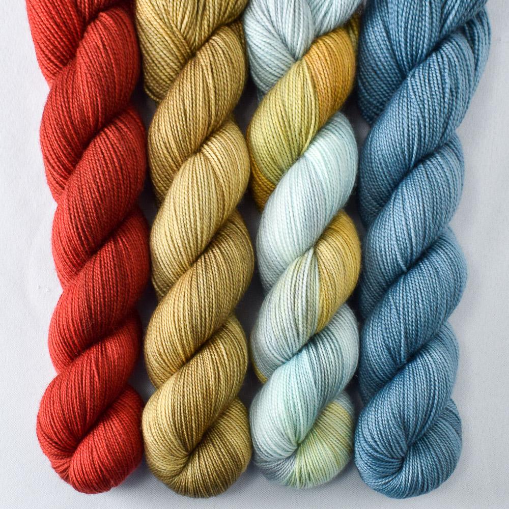 Barnacle, Bokhara, Ignite the Fire, Mantis - Miss Babs Yummy 2-Ply Quartet