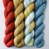 Barnacle, Bokhara, Ignite the Fire, Mantis - Miss Babs Yummy 2-Ply Quartet