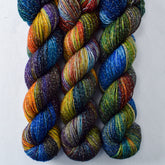 Bat S**t Crazy - Miss Babs Estrellita fingering weight superwash merino and Lurex yarn