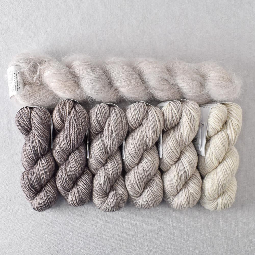 Beachcomber Gradient and Wentletrap Moonglow - Miss Babs Autumn Mist Set