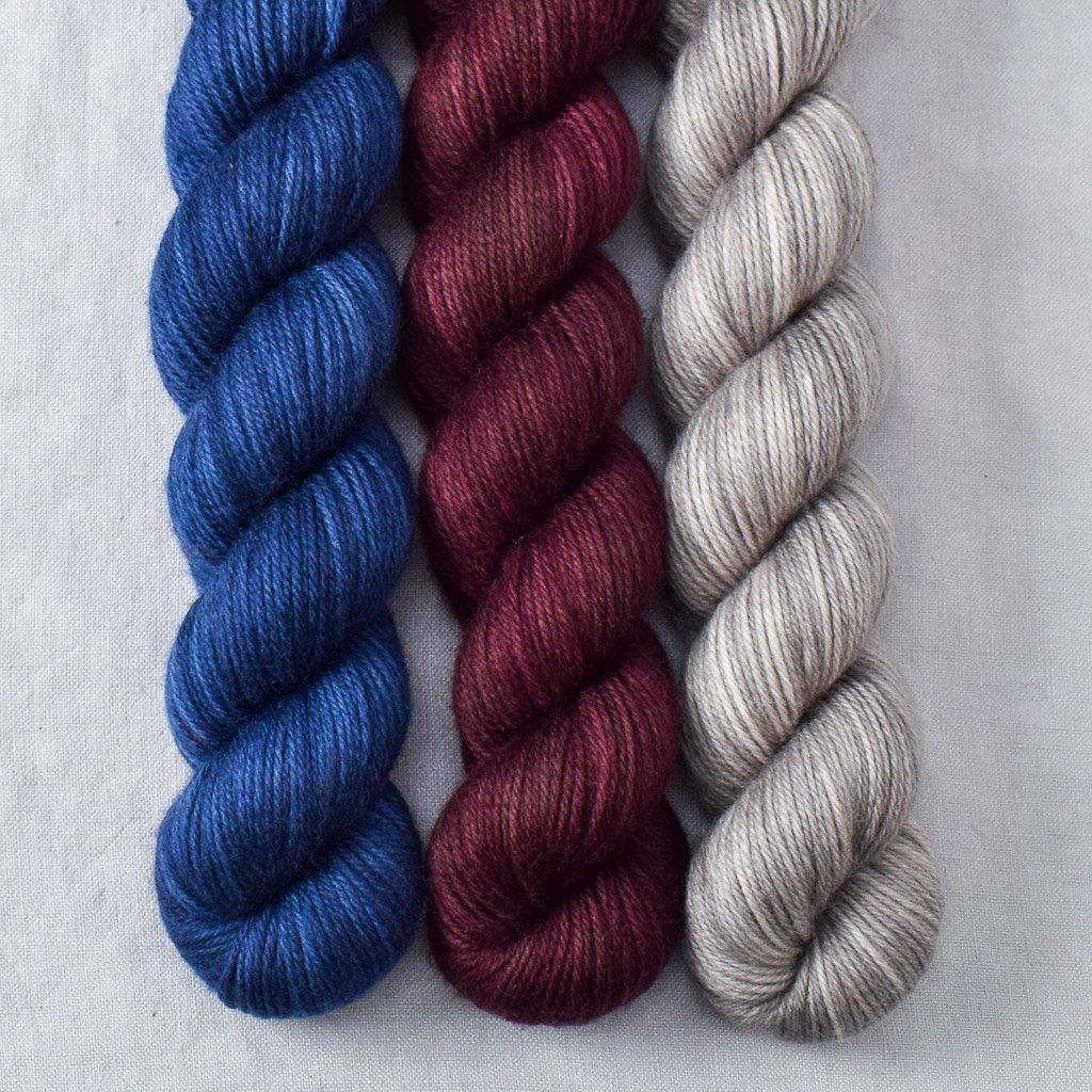 Beechwood, Mahogany, Navy - Miss Babs Yowza Mini Trio