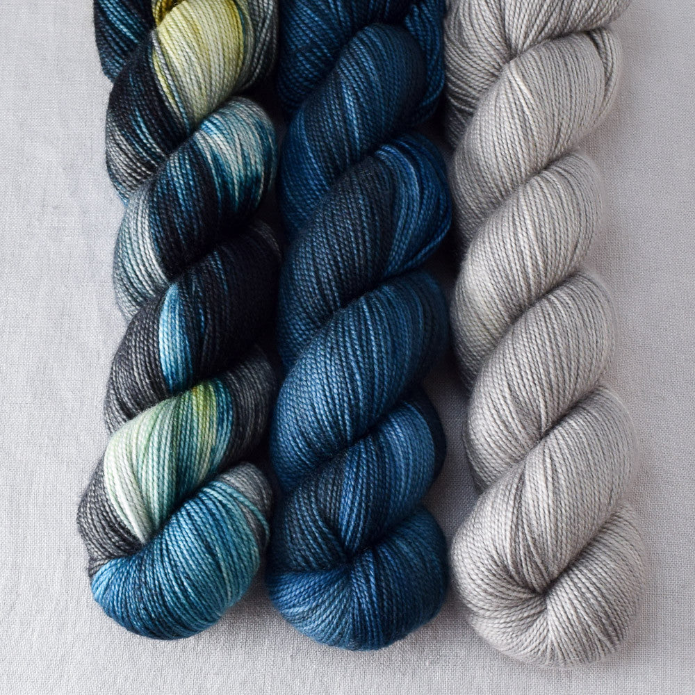 Believable, Half Past Midnight, Oyster - Miss Babs Yummy 2-Ply Trio